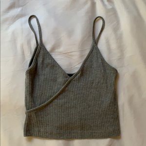 Topshop spaghetti strapped crop top